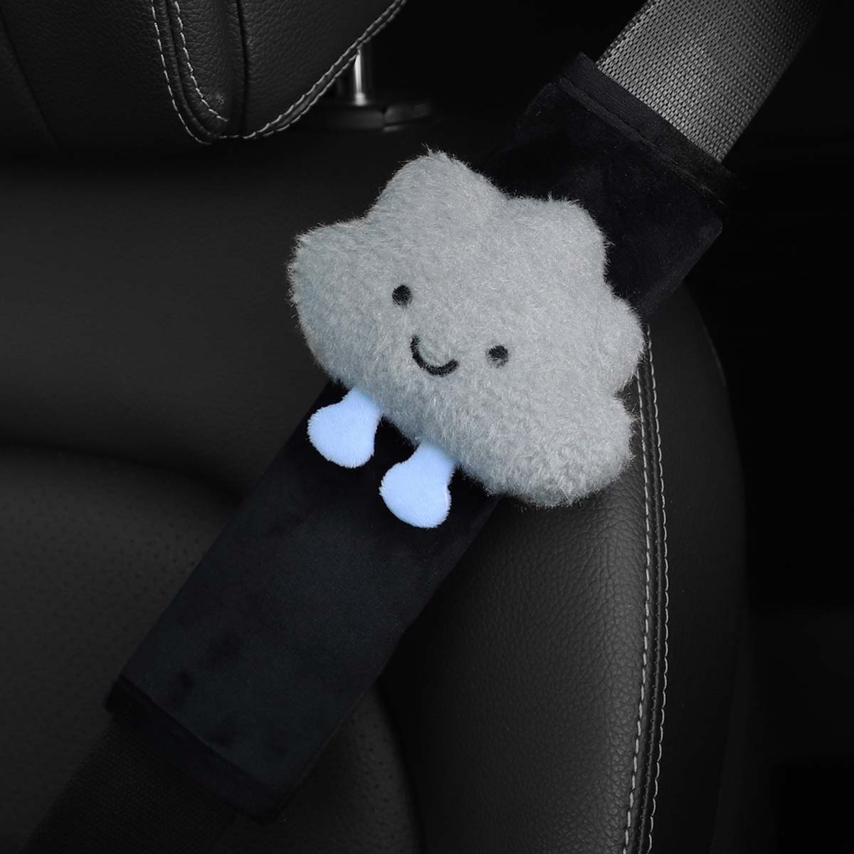 Infant Car Seat Cover - Cloud-Shaped Plush Car Shoulder Cover Soft