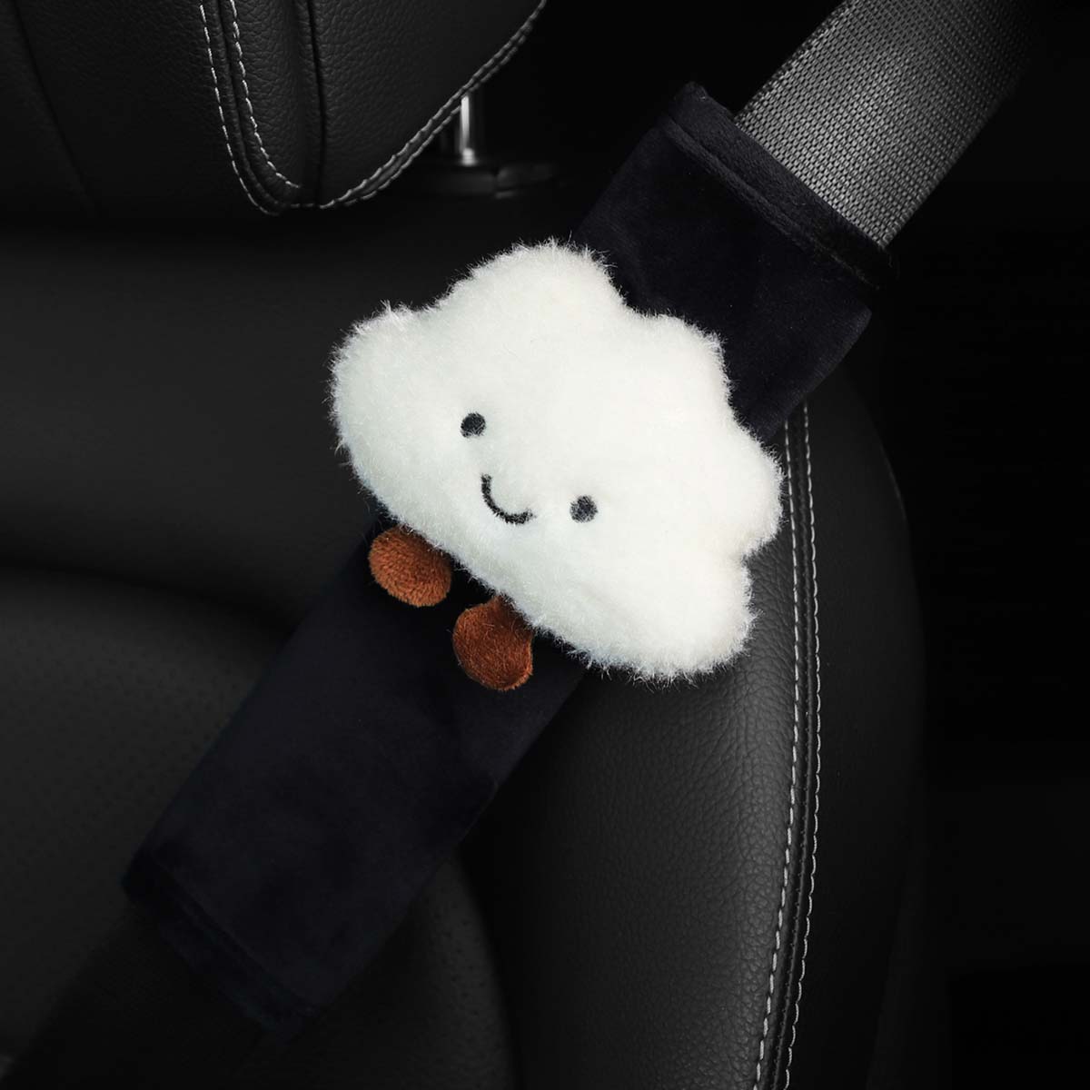 Cloud-Shaped Plush Car Shoulde - đánh giá và giá Infant Car Seat Cover